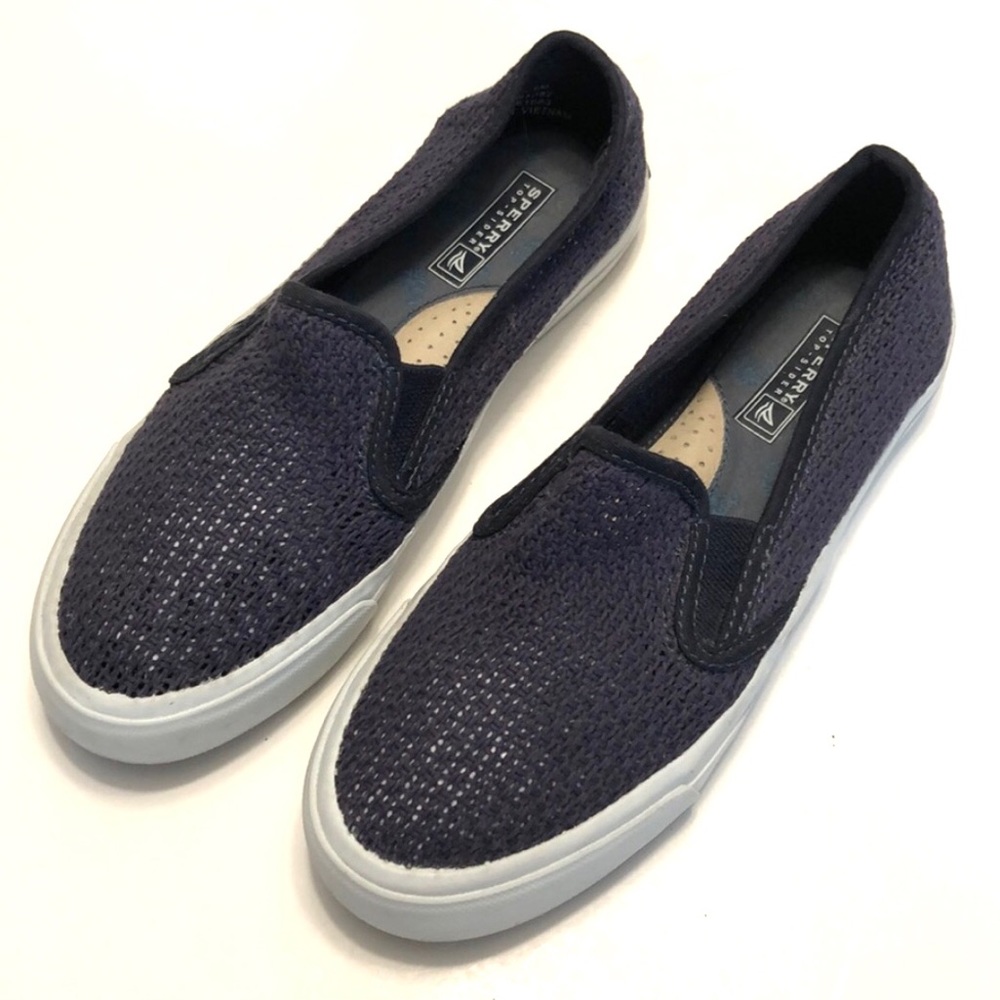 Sperry Blue Slip-on Perforated Shoes size 6M